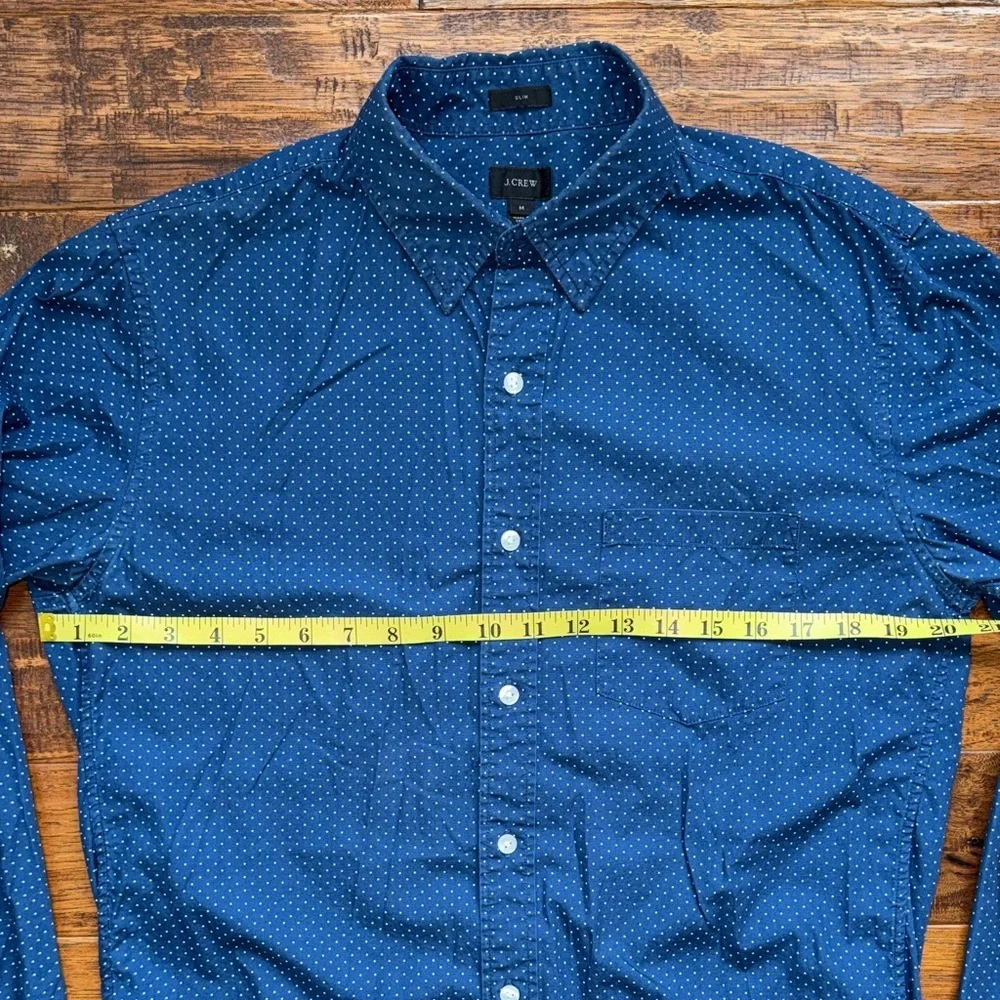 J. Crew Slim Fit Secret Wash cotton poplin shirt, Size Medium